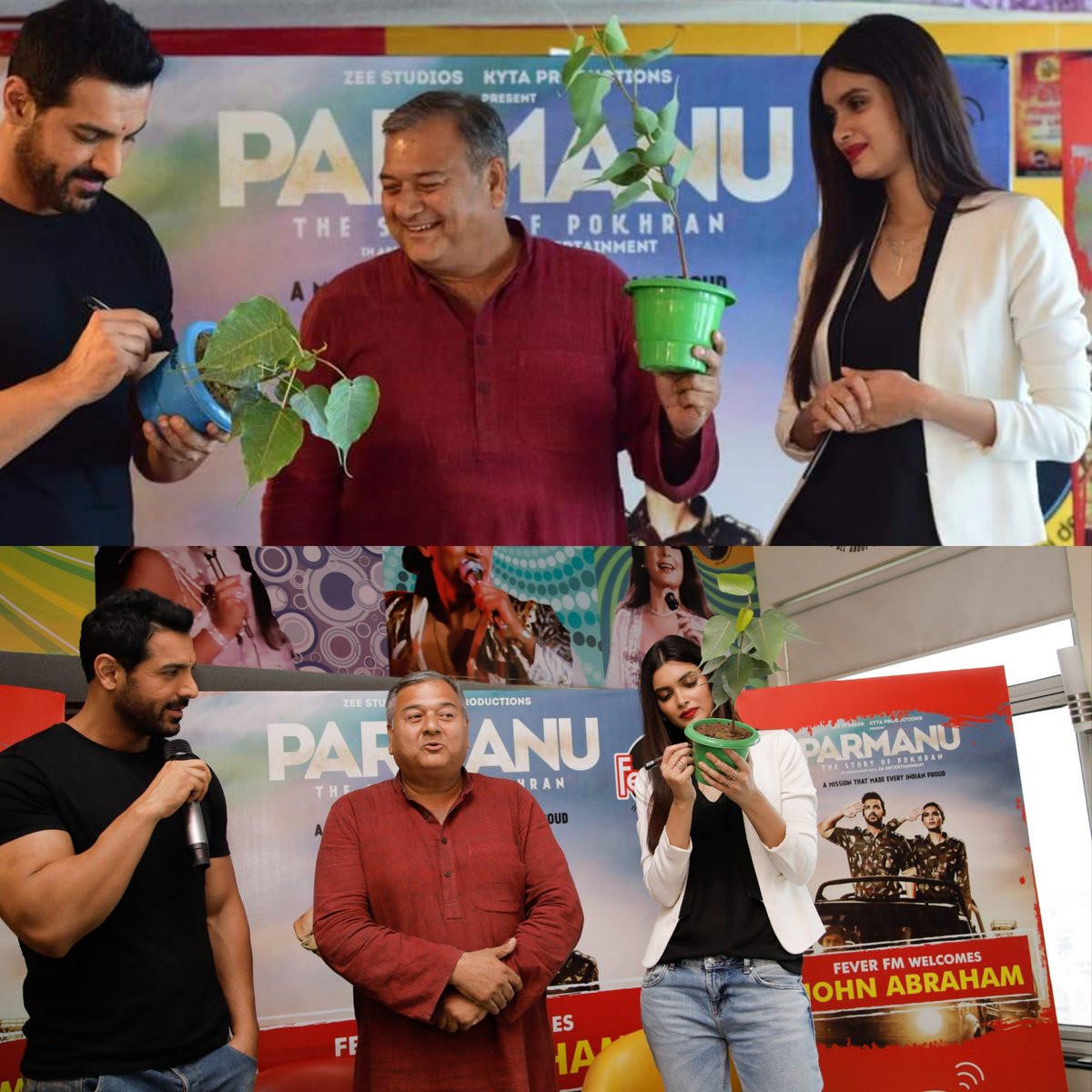 ketan83's tweet photo. Thank you @TheJohnAbraham & @DianaPenty for supporting planting trees along with @GiveMeTrees @PeepalBaba
We all need to come forward to #SaveOurForests #SaveTrees #AdoptTree #PlantTrees & #SaveOurPlanetEarth #GiveMeTrees #PeepalBaba https://t.co/hQbdUh5YmT