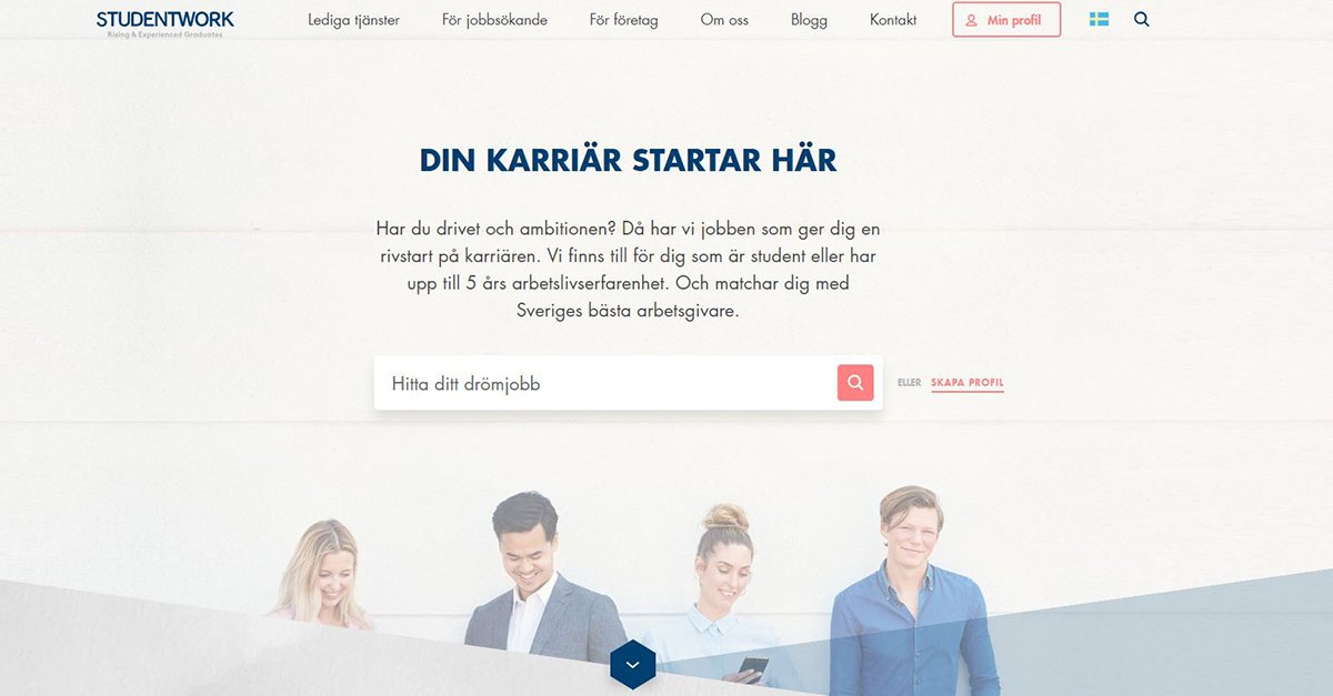 StudentworkSE's tweet image. Vår nya #hemsida äntligen är här! Allt är enklare, snyggare &amp;amp; framförallt väldigt mycket mer användarvänligt. Vi har dessutom gjort om vår #kandidatresa vilket bland annat innebär att du kan söka en tjänst direkt i mobilen med hjälp av din LinkedIn-profil. bit.ly/2Loi42O