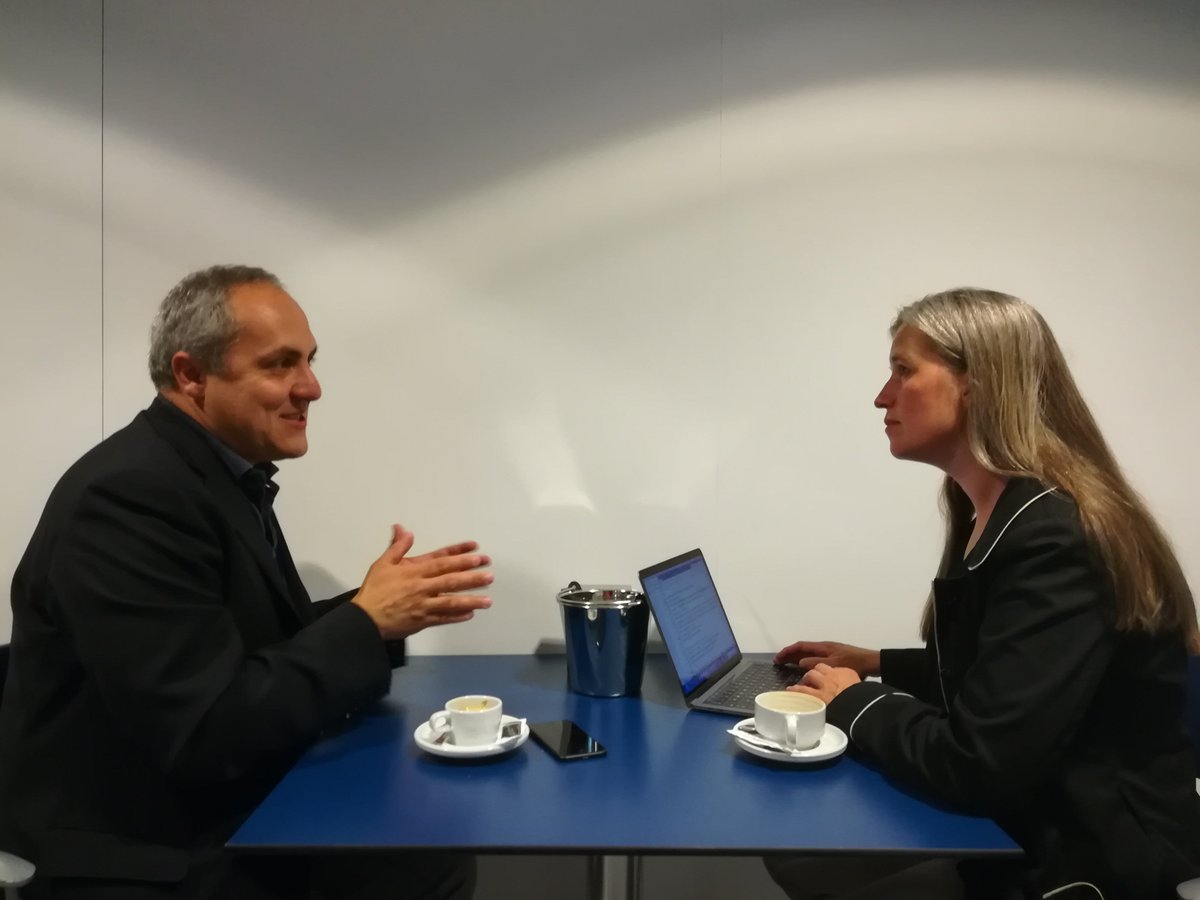 busy day for our team at #iotweek2018 - booth with <a href="/OrganiCity_eu/">OrganiCity</a>  + interviews for <a href="/ditag01/">Diego Taglioni</a> + establishing new collaborations - <a href="/IoT_Forum/">IoT Forum</a>