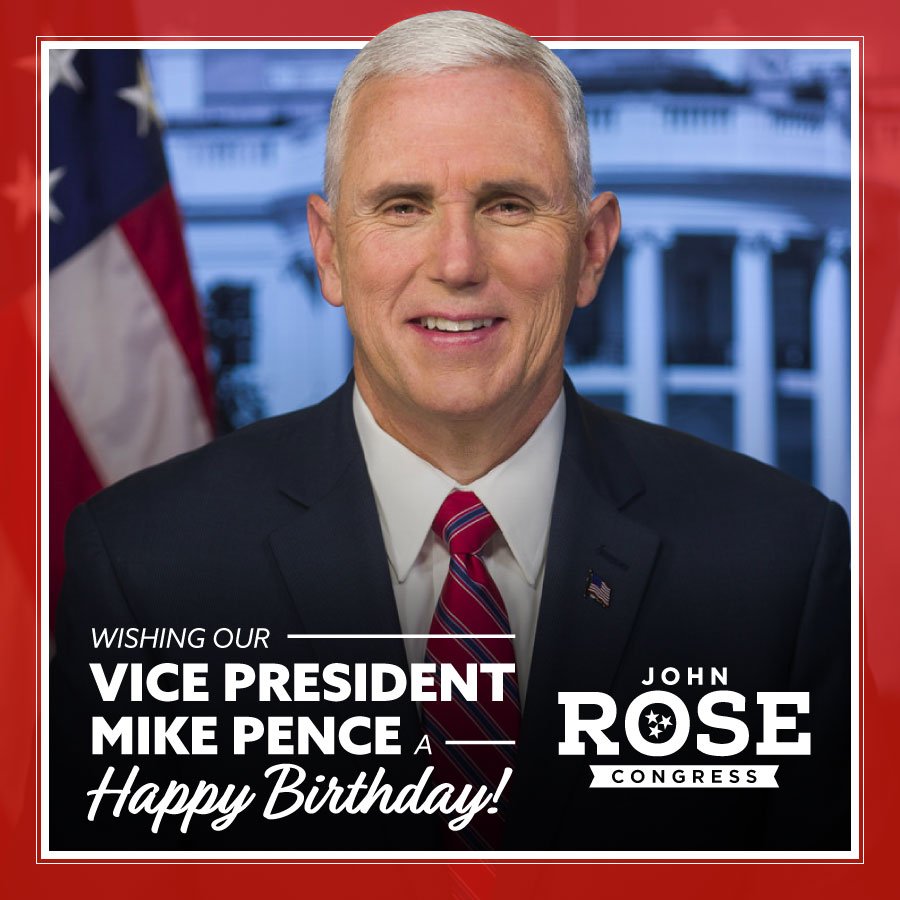Happy Birthday Vice President 