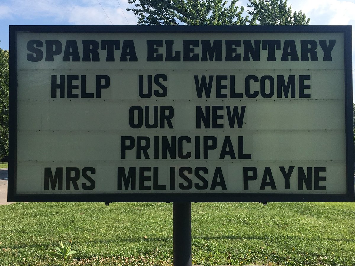 SpartaTrojans's tweet photo. We are pleased to announce our NEW PRINCIPAL, Mrs Melissa Payne! @mpayne_sparta #liltrojans https://t.co/DNGXHuk4xZ