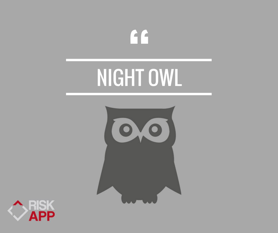 RiskApp_IT's tweet photo. #Habits of #Innovators &amp; #Entrepreneurs: If you prefer to #stayup late &amp; tend to have #awkwardthoughts, #chances are you might be the next #SteveJobs ;) 
#Rebel #GoWithTheFlow #ThursdayThoughts #ThursdayMotivation #Insurtech #StartUp #NightOwl https://t.co/fBPhp8upC7