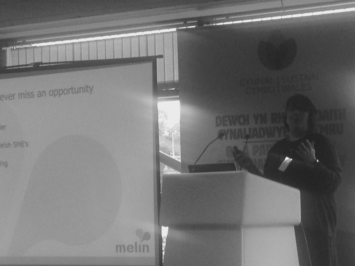 CynnalCymru's tweet photo. @TrishaHoddinott from @MelinHomes on recycling benefit and enriching communities #SWSummit #community https://t.co/OCLagWyxdp
