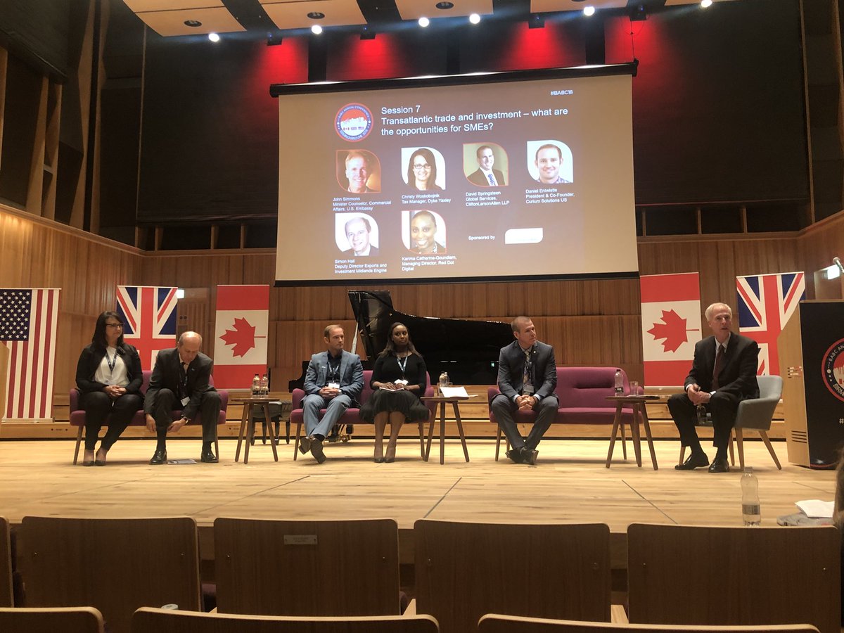 adamfarrow10's tweet photo. Good practical insight from panel about setting up a US business. Our very own @CuriumUS sharing his valuable experience. #BABC18. #curiumsolutions https://t.co/EdAYF5kkjA