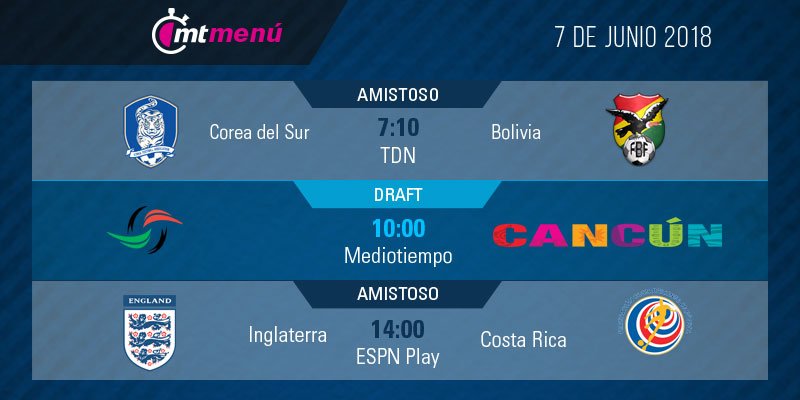 mediotiempo's tweet photo. El #MTMenú📋 en modo 'amistoso'
#MTDraft⚽️ del Ascenso https://t.co/owbvs2Dlws