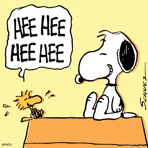 Snoopy's tweet photo. You always put a smile on my face. https://t.co/maUp0iXjYm