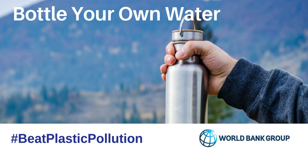 Since 2000, the <a href="/WorldBank/">World Bank</a> invested over $4.5 billion to help improve >300 solid waste management programs to reduce #pollution leakage, including plastics, into our #environment 🍃Here’s 5 things YOU too can do to make a difference: wrld.bg/Jy7d30klb3Z #BeatPlasticPollution