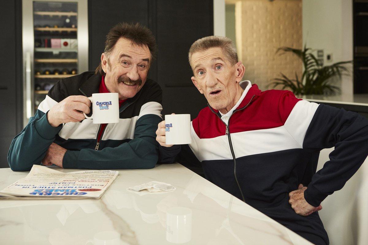 PaulChuckle2's tweet photo. Are you ready for a chuckle? Grab a cuppa and join @channel5_tv on 16 June at 17.05 for Chuckle Time with the Chuckle Brothers #ChuckleTime https://t.co/L2EcWhxEr1