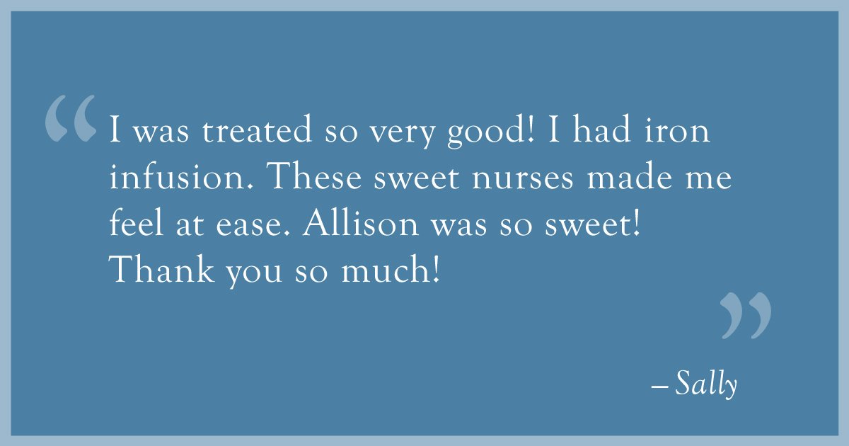 chscancercenter's tweet photo. Thank you for your kind words, Sally! We love our patients! ❤️  @chscancercenter 

#CCC #PatientTestimonial https://t.co/mxj9BLImFi