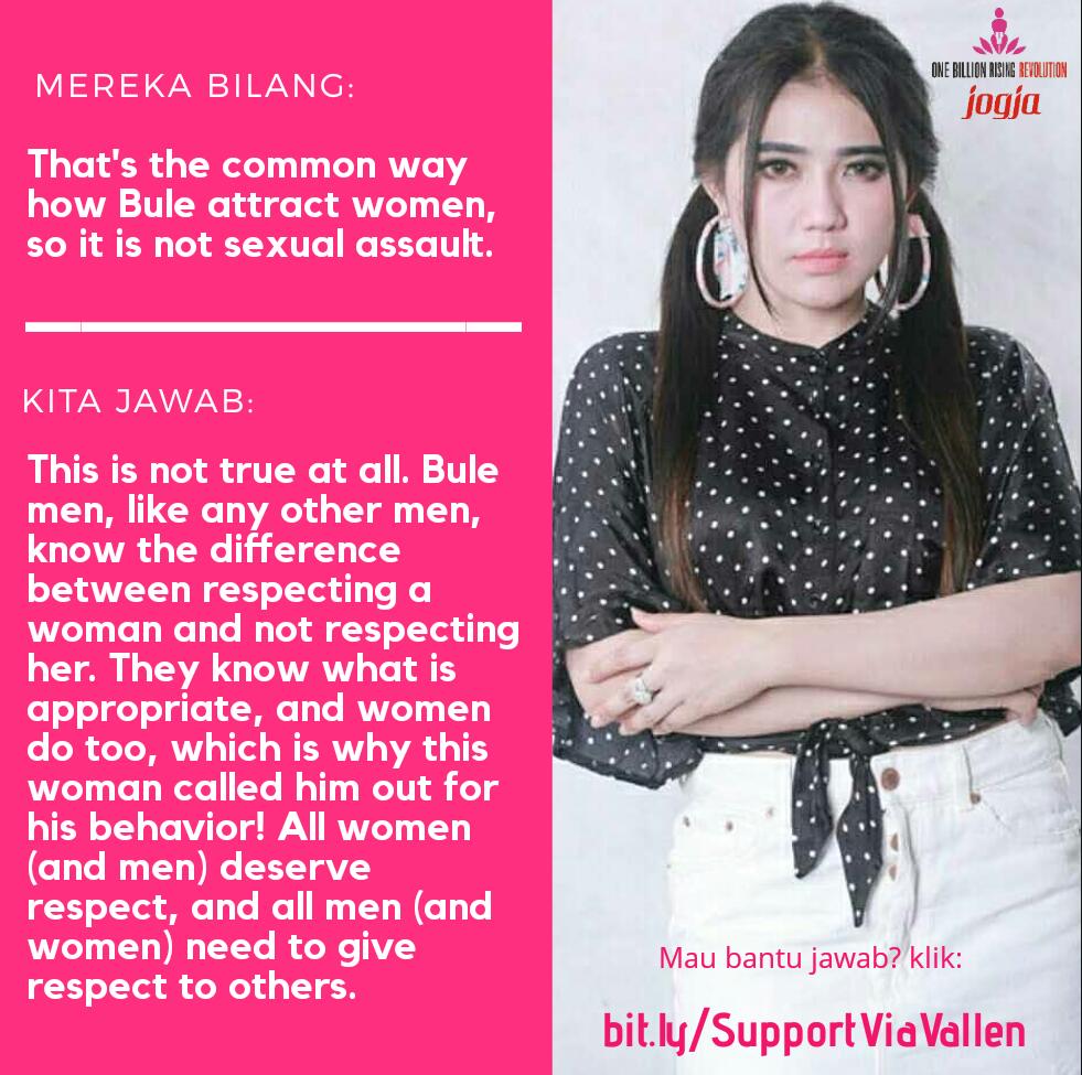 Bule kalau deketin perempuan ya kayak gitu. Kek gitu gimana? Jangan Ngawur ah, coba check perspektif yang bener biar gak keblinger. #saveViaVallen #ViaVallen #Metoo #SayaJuga pic.x.com/Ie0pQMnYSi
