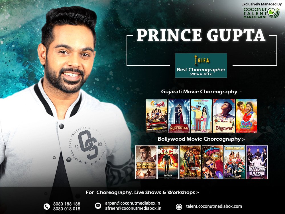 coconut_talent's tweet photo. Set the stage on fire with rocking dance moves choreographed by ace film choreographer and Coconut Talent Management’s exclusive artist, #PrinceGupta.
For business inquiries, call- 8080018018 / 8080188188
#CoconutTalentManagement #CTMExclusive #CTM https://t.co/TAjhVVYro7