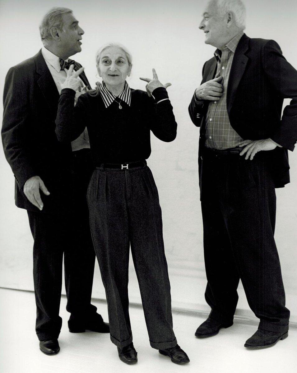 Happy 90th, James Ivory!

With Ismail Merchant (left) and Ruth Prawer Jhabvala.

And starting tomorrow <a href="/QuadCinema/">Quad Cinema</a>: “In Her Words: Ruth Prawer Jhabvala, The Woman Behind Merchant Ivory” — quadcinema.com/program/in-her…