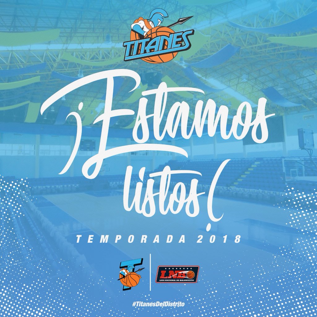 !Hoy inicia la mejor liga!@lnbrd 2018🏀
Esperamos todo tu apoyo !
Fanatico Titán !
#TitanesDelDistritoNacional LNB