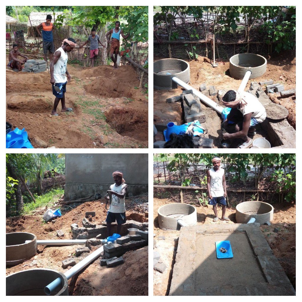#twinpit #toilets being made with #SATO #Vtrap on field. #swachhabharat #odf <a href="/swachhbharat/">Swachh Bharat Mission - Grameen</a> @sbmgup <a href="/LSBA_Bihar/">Lohiya Swachh Bihar Abhiyan</a> <a href="/sbm_jk/">sbm_jk</a> <a href="/sbmodisha/">SBMODISHA</a> @ToiletICO <a href="/Raj47380760/">Raj_</a> <a href="/SATOTOILETWale/">SATO</a> <a href="/UmeshJena333/">Umesh Jena</a> <a href="/SRachabattula/">Satish Rachabattula</a> <a href="/wash_institute/">WASH Institute</a> <a href="/swachrajasthan/">स्वच्छ राजस्थान</a> <a href="/mohsinalikhn/">Mohsin Khan</a> <a href="/Ashutos47999671/">Ashutosh</a> <a href="/nirmalbangla/">Mission NirmalBangla</a>
