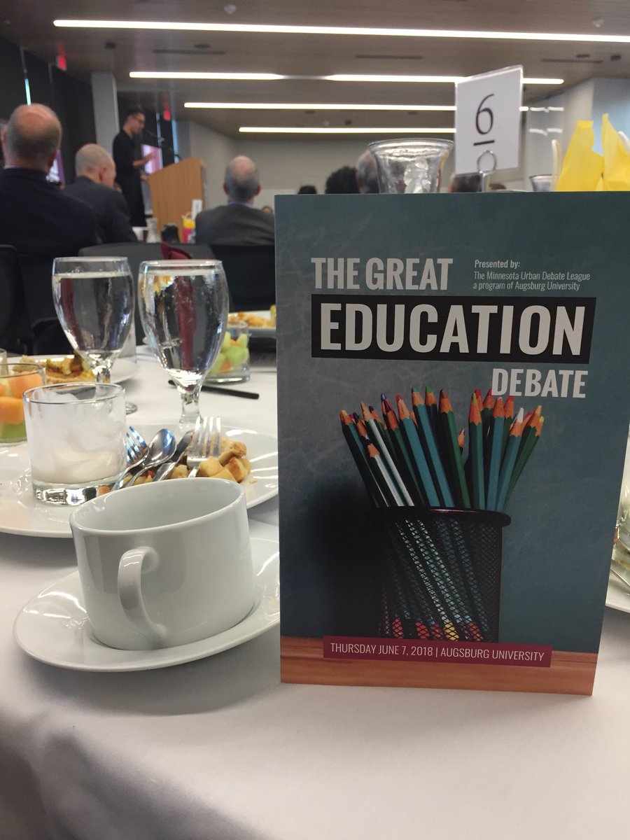 And that’s how you Debate! Proud to join our TR colleagues for the Great Education Debate. <a href="/Jacob_Frey/">Jacob Frey</a> @mayorcarter3    <a href="/MNUrbanDebate/">MNUDL</a> #workingatTR