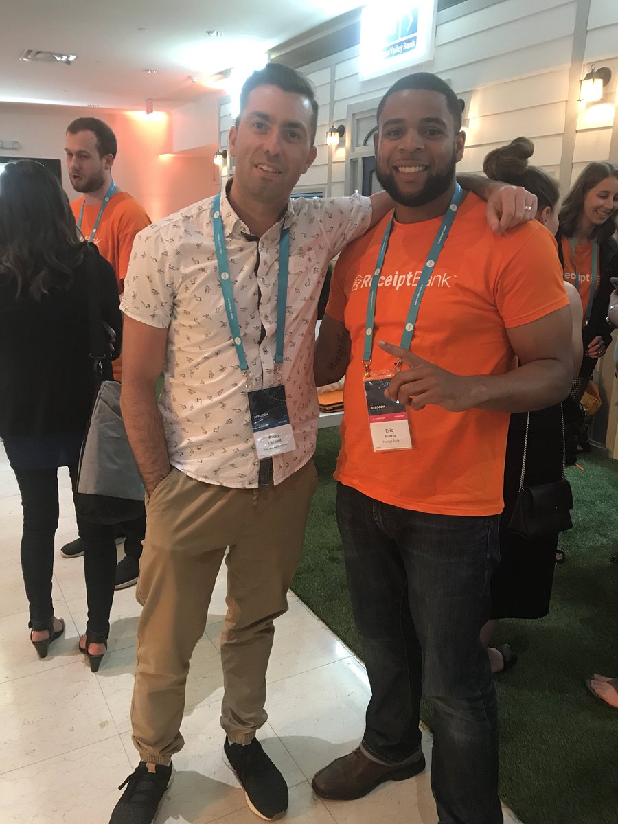 Love connecting with <a href="/ReceiptBank/">RB</a> partners during the events! #Xerocon #FuelAccounting #XenAccounting