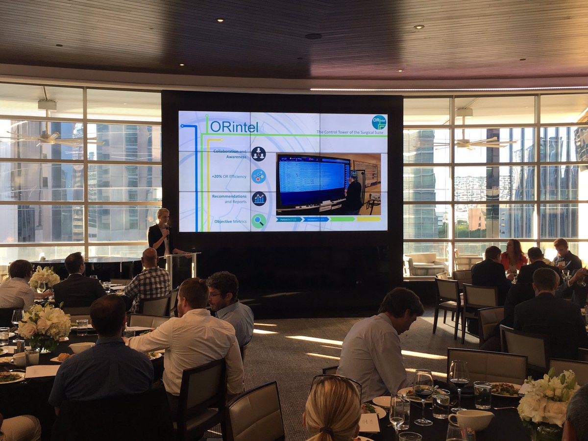 orintelteam's tweet image. ORintel had a great time during the dinner for the end of the #digitalhealth cohort! It was a great experience! We are ready to pitch today at demo day and tell you more about our future strategies. See you there :) #TMCxDemoDay #tmcinnovation #ORmanagement #efficiency #safety