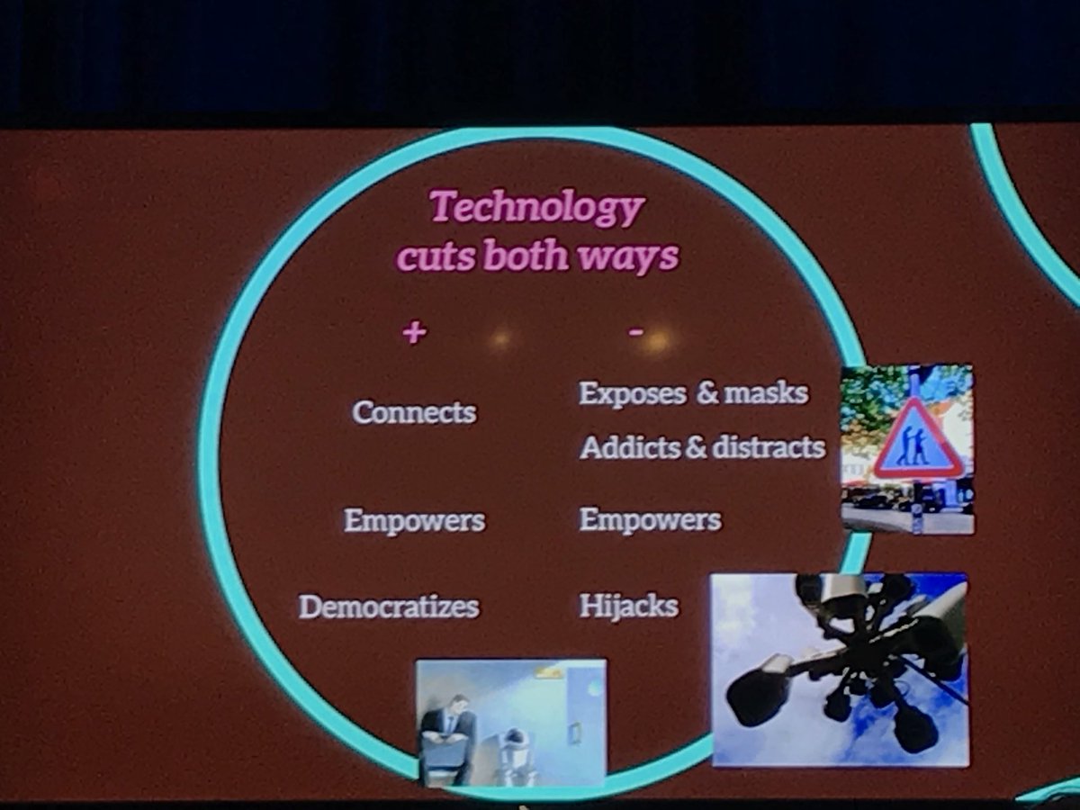 PACEfunders's tweet image. Power of tech (especially its implications for civic life) can cut both ways. A few pros and cons according to @jerrymichalski #pdf18 #civictech How do we design for (and from) trust?