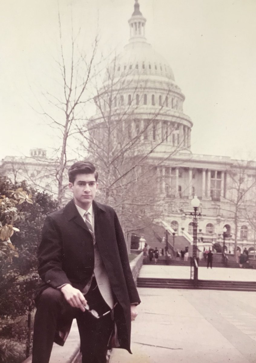 kstrickoff's tweet photo. Discovered photo from my Lafayette H.S. (Brooklyn, NY) Senior Trip in 1967.  Yesterday while in DC again, advocating for improving investor protections, I thought it would be nice to take the same photo in the same spot 51 years later! https://t.co/uUrmseaJfj