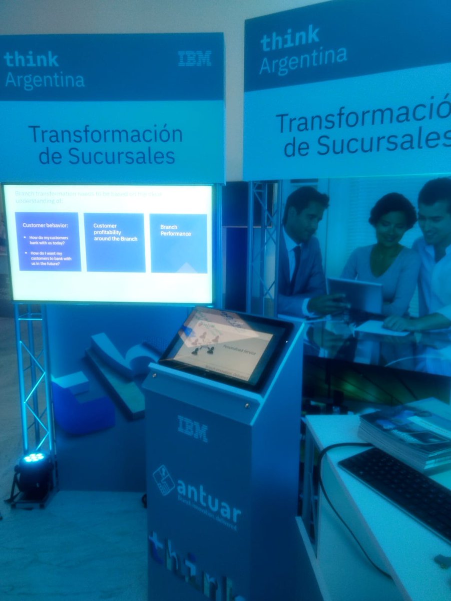 antuar's tweet photo. Brilliant 2 days at IBM Think Argentina. Great content, conversations and collaborations.  Special thanks to Fernando Larralde  IBM #Branchtransformation #Antuar @IBMArgentina @IBMTHINKFinance https://t.co/DVbTVE2Epl