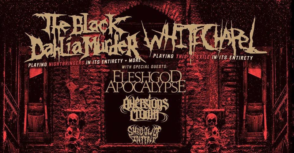 Who’s going out to the first date in #chicago with @TrevorTBDM @bdmmetal @WhitechapelBand @FApocalypse @Aversions_Crown @of_intent #blackdahlianurder #whitechapel #fleshgodapocalypse #aversionscrown #shadowofintent #metal #deathcore #btlmedia