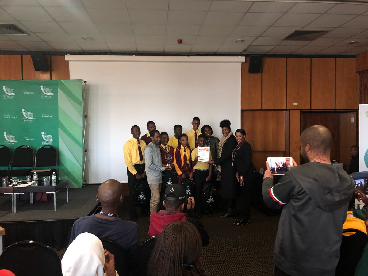 Simply_Thandi's tweet photo. Well done N.M Tsuene. 2nd place
#FabLab pitch explosion
#TheAfricaThatWeWant
#TheYouthisOurNow
#YGEDialogue
#ACCSF2018
@CityTshwane @SustainweekSA @CSIRICC https://t.co/xosuHehTLr