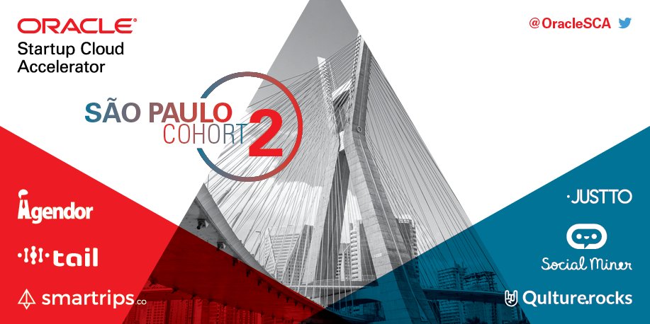 ReggieBradford's tweet photo. Proud to welcome six new startups into our Oracle Global Startup Ecosystem family as part of cohort 2 for the @OracleSCA São Paulo program.  #startups #OracleStartup #Entrepreneur #Brazil https://t.co/RVRit1VfLC https://t.co/f5vKvH4pQ9