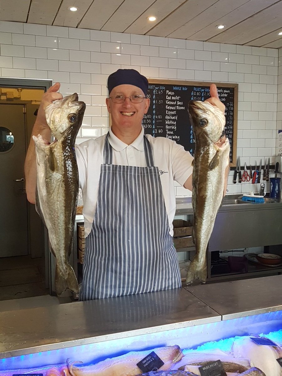 We have some Pollack caught by our own fishmonger Rob on the counter today - get it while you can! #ansome #eatmorefish