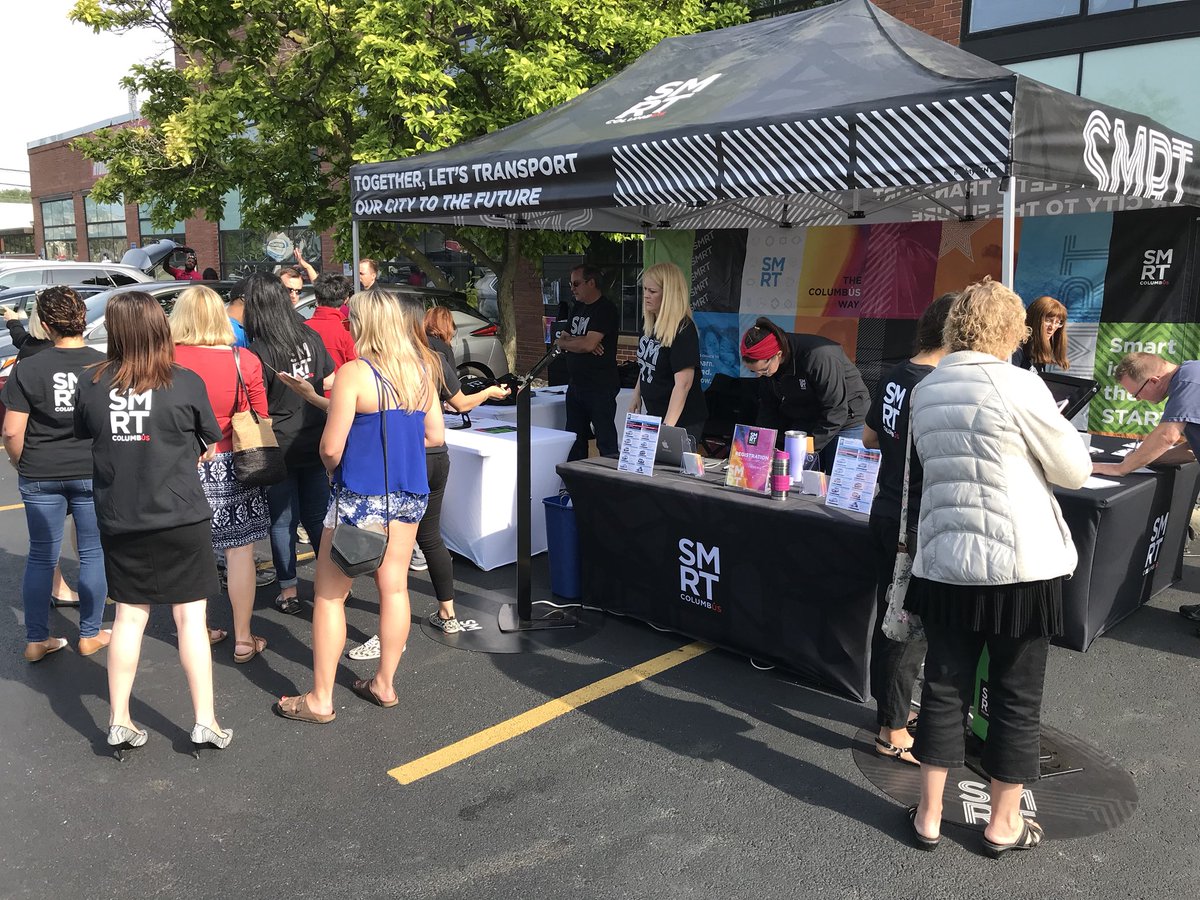 It’s a beautiful day to stop the the <a href="/SmartCbus/">Smart Columbus</a> ride and drive event at CAR 🚘 <a href="/TRCPG/">TRC Inc.</a> <a href="/COTABus/">COTA Bus</a> <a href="/ENGIEgroup/">ENGIE</a> <a href="/SmartCampusOH/">Smart Campus</a> @OEEatOSU
