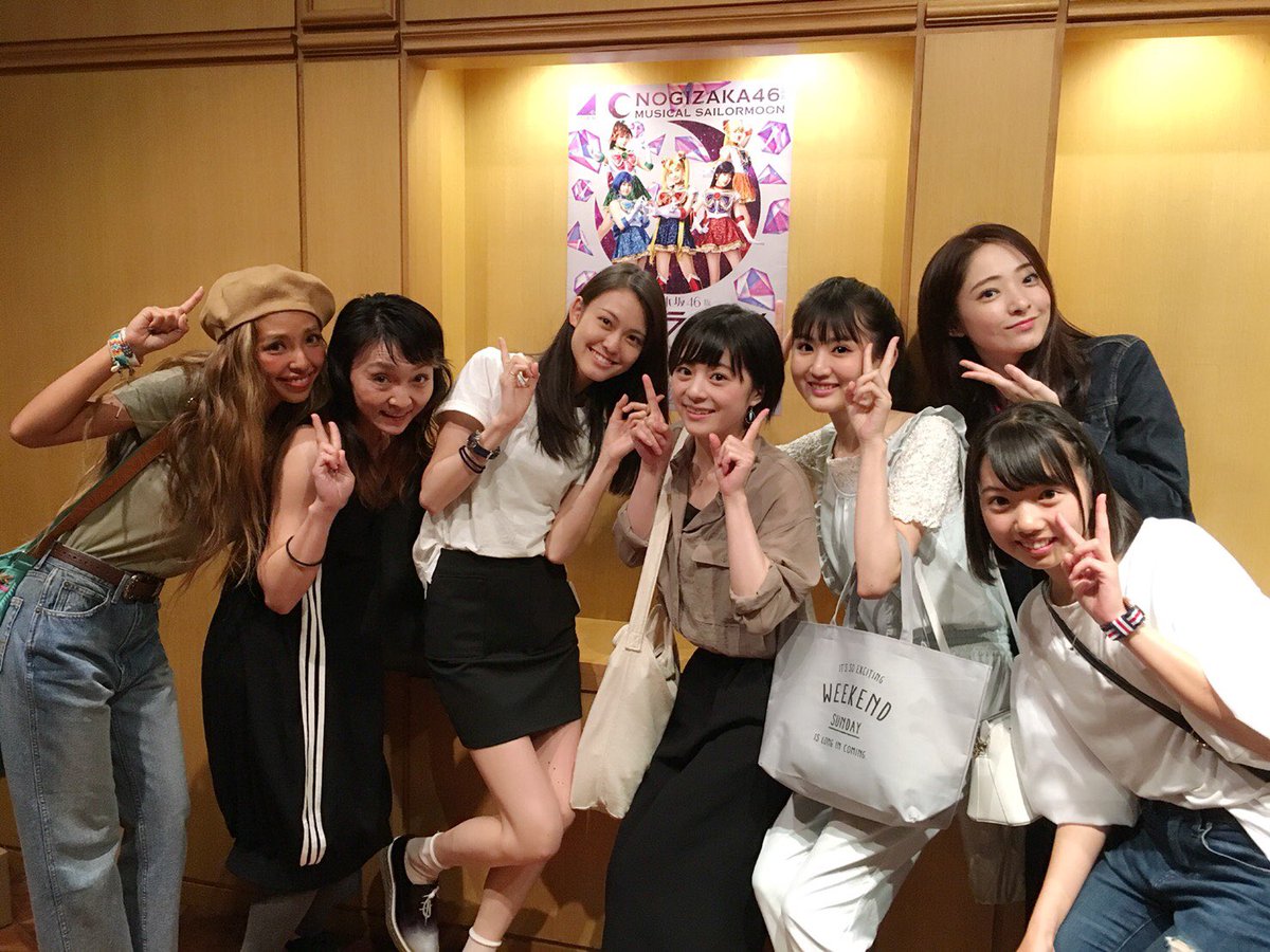 NomotoHotaru's tweet photo. 乃木坂46版セラミュ、ゲネプロ観てきたよん🌙♡
みかこさんも、ちひろさんも
同じ事務所のまりっぺのぐりおも！！皆さん素敵でした。

久しぶりにみんなに会えて嬉しかったな。むふふふふ https://t.co/lVfSceena8