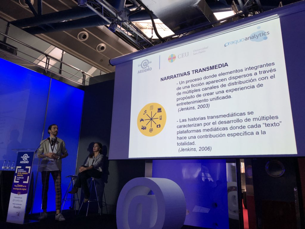 vfrias's tweet photo. Análisis de comunidades y contenidos en @Twitter en un evento como Eurovision con Luis Manuel Fernández y Marisa Wic #AEDEMOdigital4 @aedemo_oficial https://t.co/mdHK6TbRs9