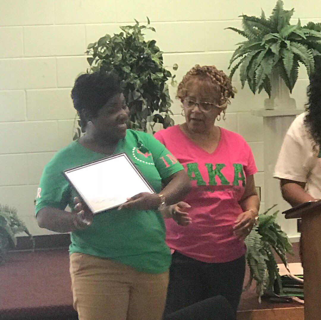 IotaMuOmega1972's tweet photo. We would like to recognize our chapter members, Soror Mashonda Turner & Soror Tiffphanie Hall, for being awarded “TEACHER of the YEAR” in Anniston City Schools (2018-2019). “CONGRATULATIONS PRETTY GIRLS...”. 🍎 #TargetI:EducationalEnrichment #IMO1972 #AKA1908 https://t.co/7GwOMBN3PE