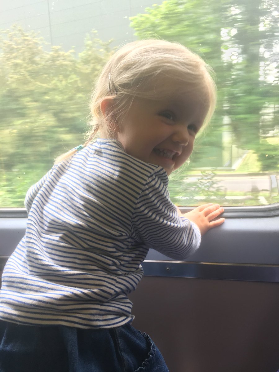 maughanbell's tweet image. Eva is very excited about her very own day ticket - thanks to the lovely staff on @northernassist this morning #train adventure