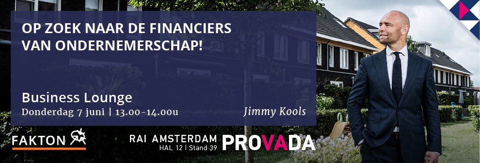 FaktonNews's tweet photo. Laatste dag @PROVADAre al weer! Komt u ook nog even langs? #faktonatprovada #provada2018 #hal12 #stand39 #seeyousoon https://t.co/4PidkyObTS