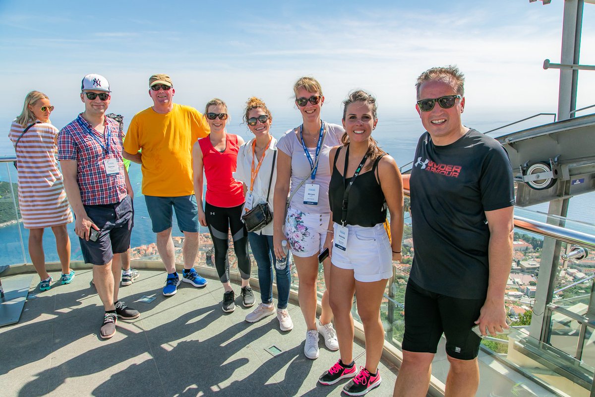 MIForums's tweet photo. A hike to Mount Srd was one of the #networkingactivity to showcase the beauty of #Dubrovnik to our delegates. Other options included a buggy tour, a @GameOfThrones tour, a gourmet tour &amp; much more. 
#ForumActivitiy #MIFdubrovnik #Meetingpros https://t.co/kHM6ILolwC