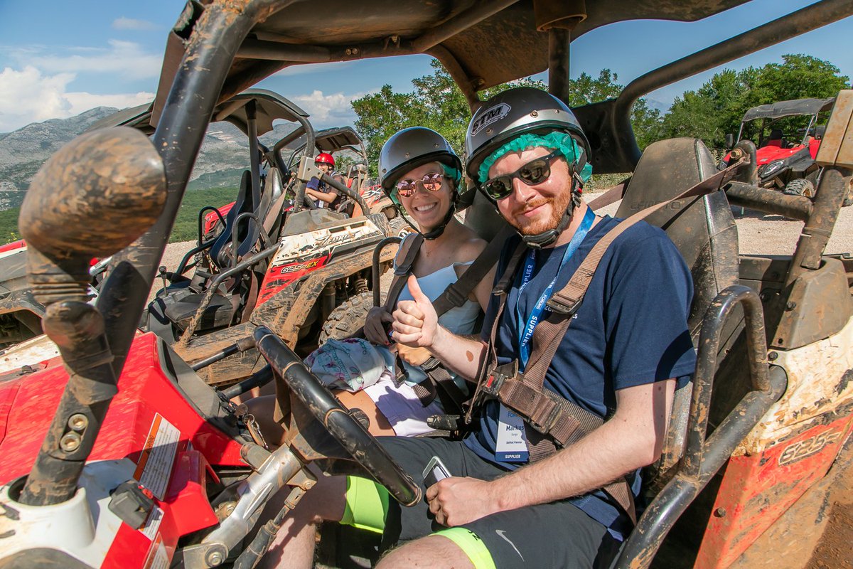 MIForums's tweet photo. A hike to Mount Srd was one of the #networkingactivity to showcase the beauty of #Dubrovnik to our delegates. Other options included a buggy tour, a @GameOfThrones tour, a gourmet tour &amp; much more. 
#ForumActivitiy #MIFdubrovnik #Meetingpros https://t.co/kHM6ILolwC