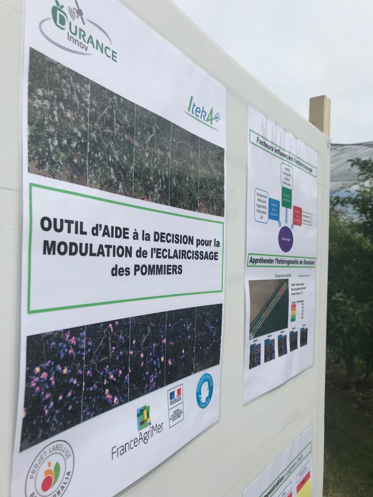 duranceinnov's tweet photo. ITEKA : Intérêt technico-économique de la modulation intra-parcellaire de l'éclaircissage en verger de pommier. Cet outil permet de conserver le nombre de fruits de calibre optimal recherché pour la commercialisation.  ITEKA #OAD #modulation #eclaircissage #pommier réduction https://t.co/wyFH7hZvM5
