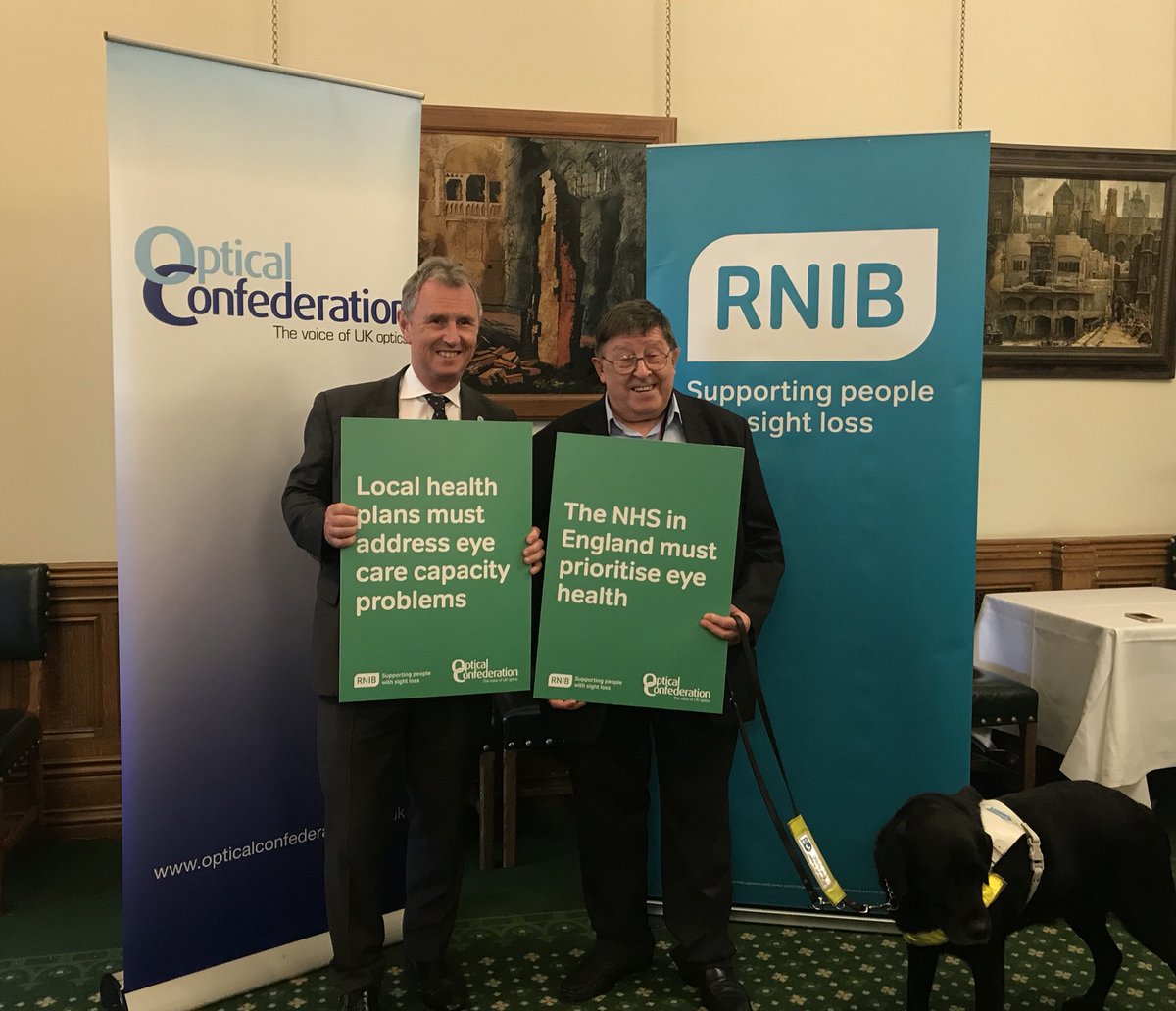 Nigel Evans MP and one of his constituents Michael, who spoke at the reception about his experiences.