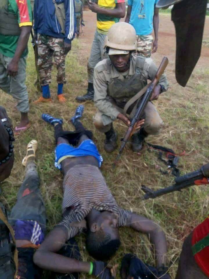 ndimoh5's tweet photo. The #Genocide &amp; #ISIS way of butchering, beheading, targeted execution of the people of #Ambazonia by #BiyaPaul of @Cmr which I believe it's  a @UN @commonwealthsec @EU conspiracy largely supported by @antonioguterres @EmmanuelMacron @theresa_may @PScotlandCSG is unacceptable https://t.co/zNsoif8e24