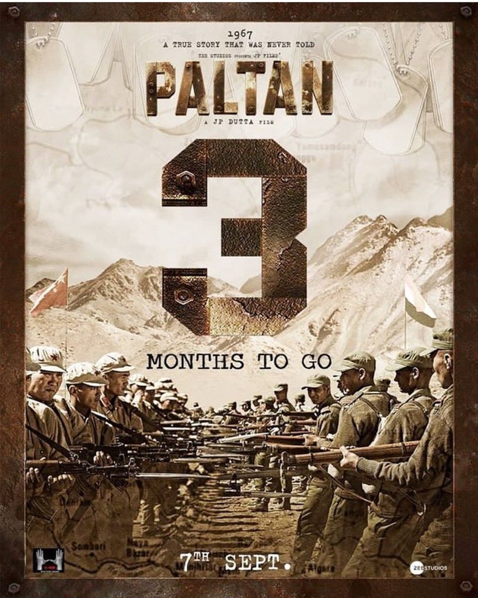 MissKyra12's tweet photo. 3 months to go! #paltan @rampalarjun @SiddhanthKapoor #luvsinha https://t.co/ztU4ShU9zz