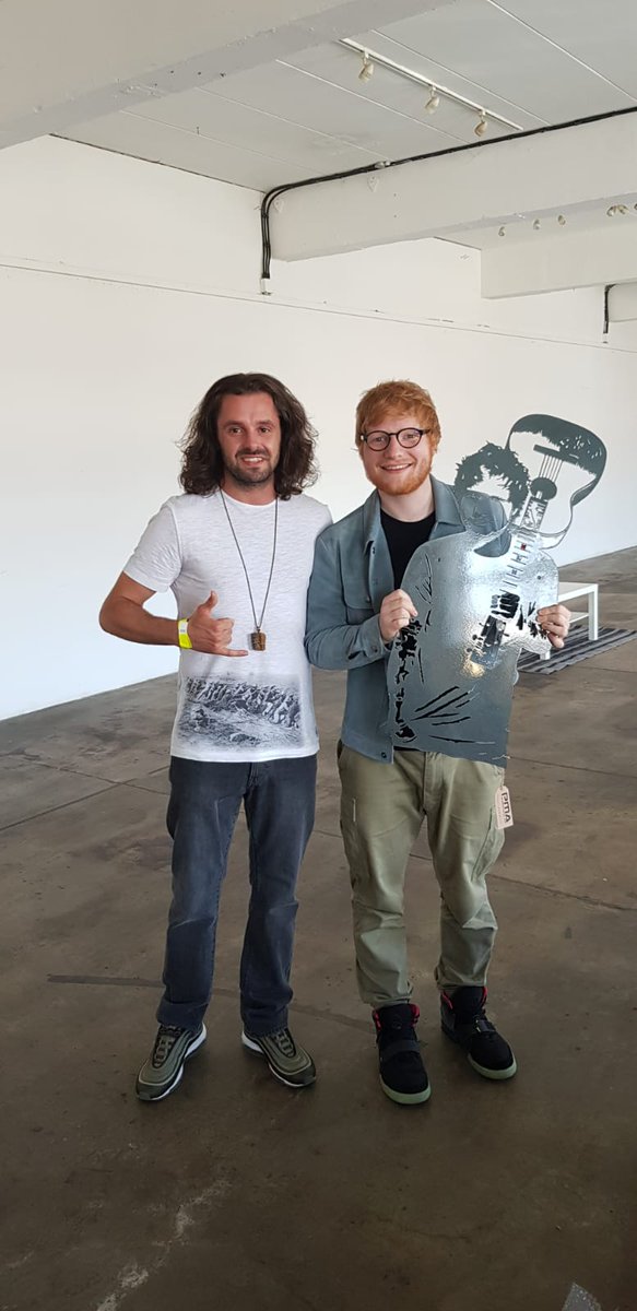 PMA_888's tweet photo. PLASMA METAL ART MEETS ED SHEERAN!

Yesterday was an interesting day.. We managed to design and make some Ed Sheeran metal art and present it to him in Liverpool. Thanks to Ed for his kindness and hospitality. 
https://t.co/epwBRGA4D1 https://t.co/Rp7xZdFdpQ