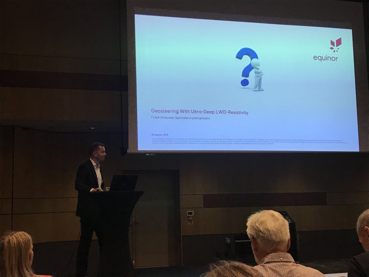 Frank Antonsen from Equinor talking about geosteering with ultra-deep LWD-resistivity. <a href="/IRISNorge/">IRIS - Norge</a> <a href="/NORCEresearch/">NORCE</a> <a href="/EquinorASA/">Equinor ASA</a>
