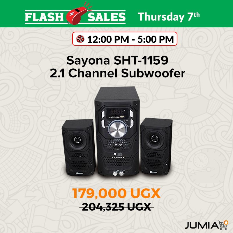 jumia subwoofer offers