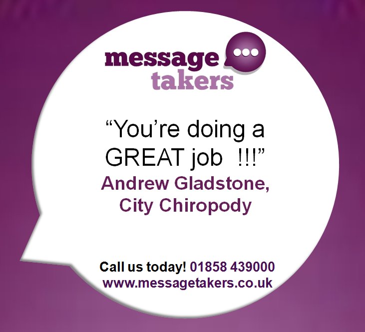 messagetakers's tweet photo. Message Takers help #Chiropodists by:
· Answering all incoming calls
· Greeting each caller using the chiropodist's practice name
· Handling enquiries
· Booking, checking, changing or cancelling appointments
· Taking detailed messages when consultation call backs are required https://t.co/jloyN7n7XT
