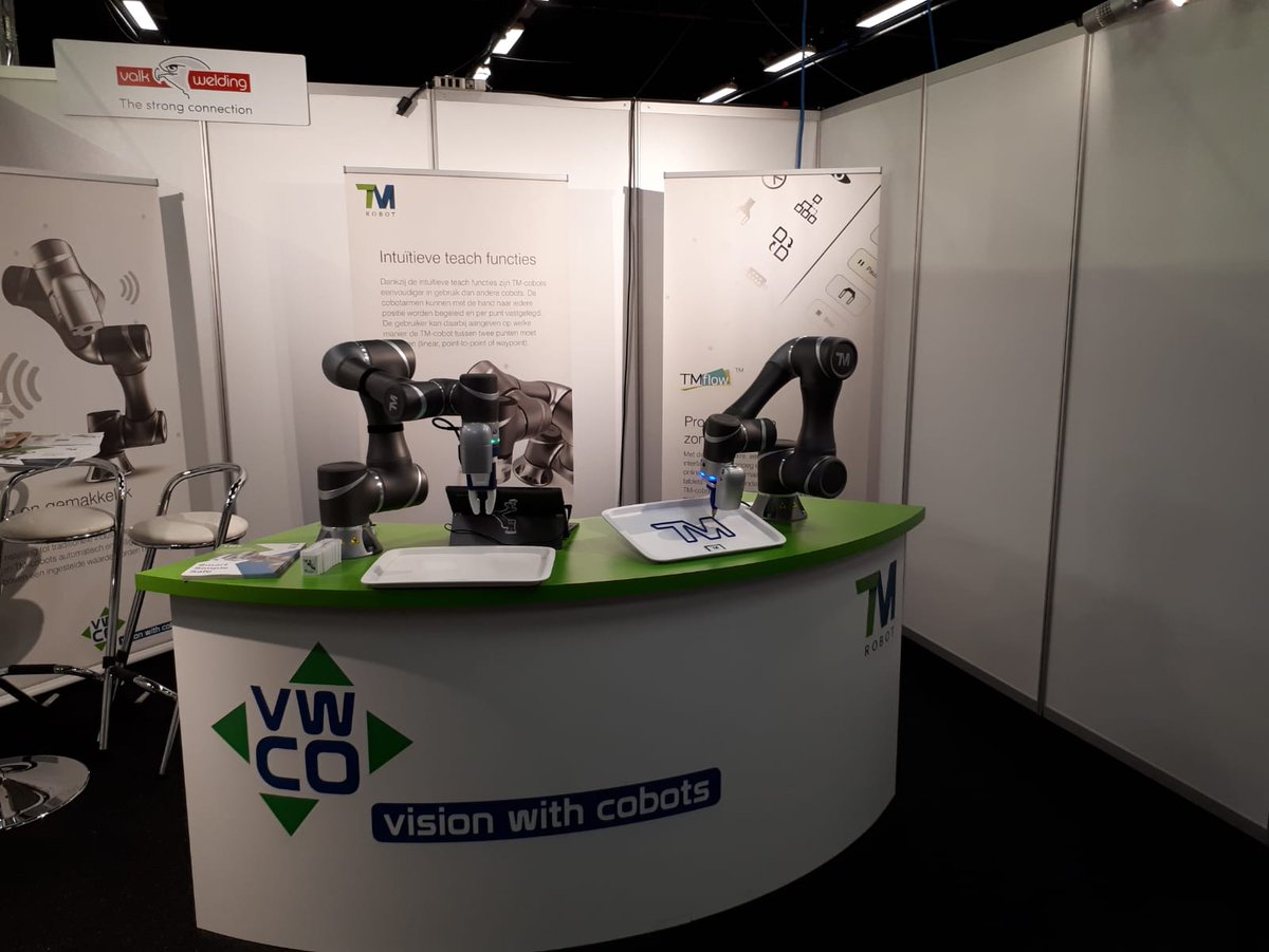 techmanrobot's tweet photo. Collaboration is the key word: using robots not as replacements, but as colleagues. Get to know the latest innovations and @Techmanrobot application with our partner @ValkWelding  #VRM2018 @_VisionRobotics  on 6 and 7 June 2018 https://t.co/tO342seb2C
