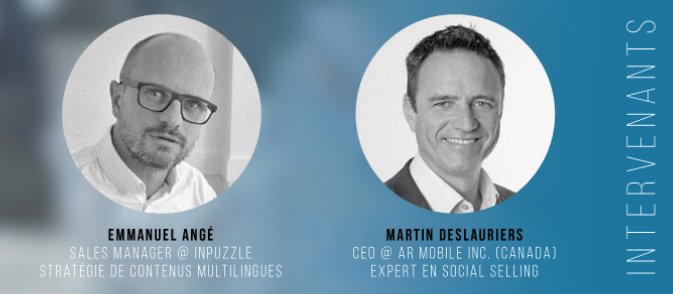 #Startups : comment accélérer vos ventes à l'#international avec le #SocialSelling et l'#InboundMarketing ? 🌍 <a href="/ARMobile1/">Martin Deslauriers</a> et <a href="/InPuzzleFR/">InPuzzle France</a> vous expliquent le 11/06 à <a href="/LaFTRSM/">La French Tech Rennes St Malo</a> 😊 Infos &amp; inscriptions 👉 openagenda.com/lafrenchtechre… 🚀 #conférence #web #réseauxsociaux