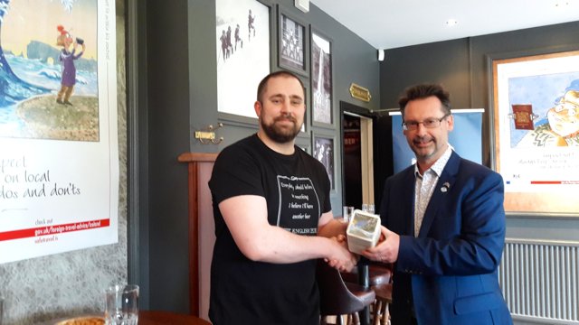 UKinIceland's tweet photo. What a great launch event for our “Responsible Travel in Iceland” consular prevention campaign yesterday at @TheEnglish_Pub! Thanks again to all our guests. Skál! https://t.co/IV7SaheOKl