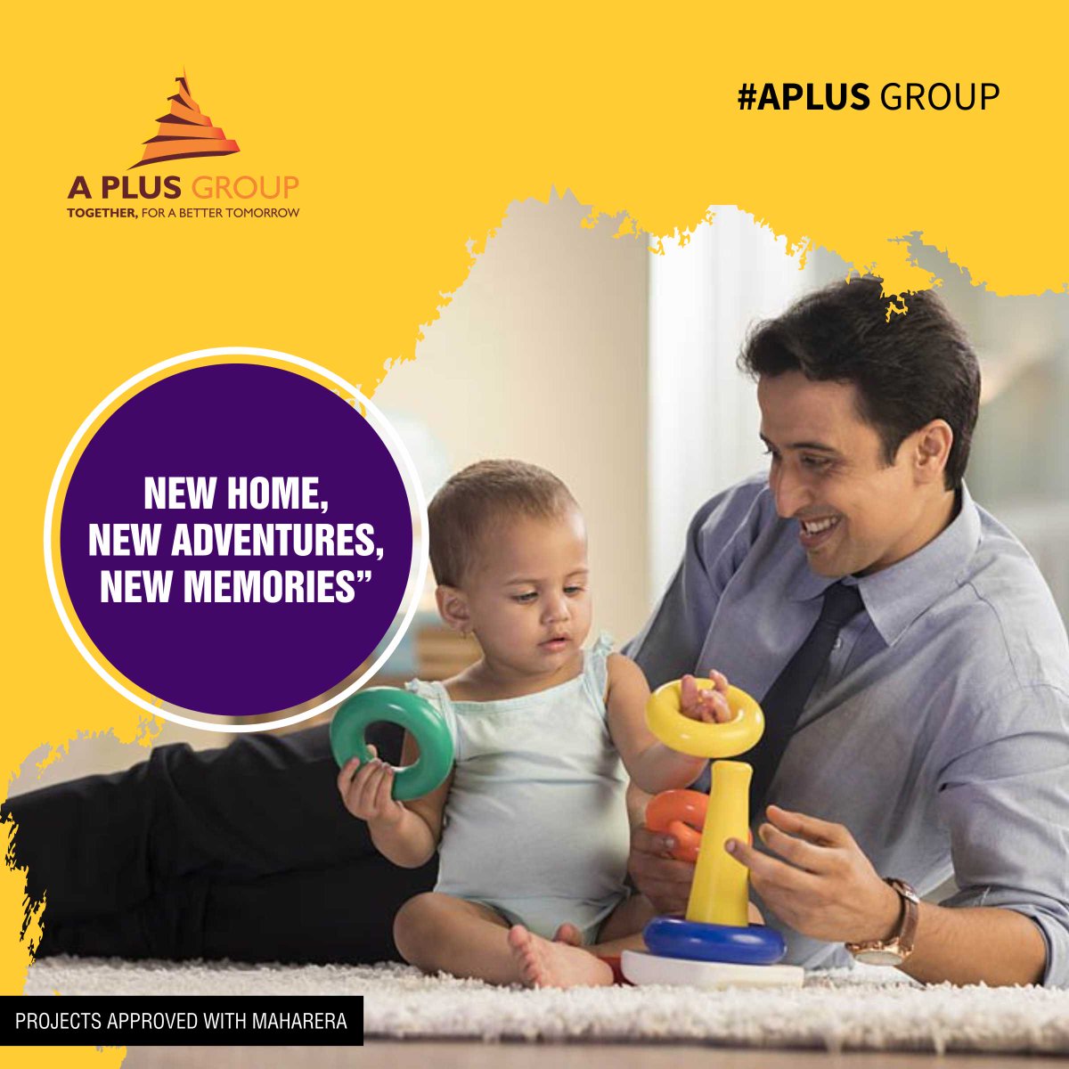 A_PlusGroup's tweet photo. Making everything NEW count.
#FatherSonRelationships #StrongBonding #RealEstateCompany #APlusGroup #TransformingBadlapur #GoldenVAN #GoldenVALLEY #GoldenVILLE #TogetherForBetterTomorrow https://t.co/MVvJO0MQC0