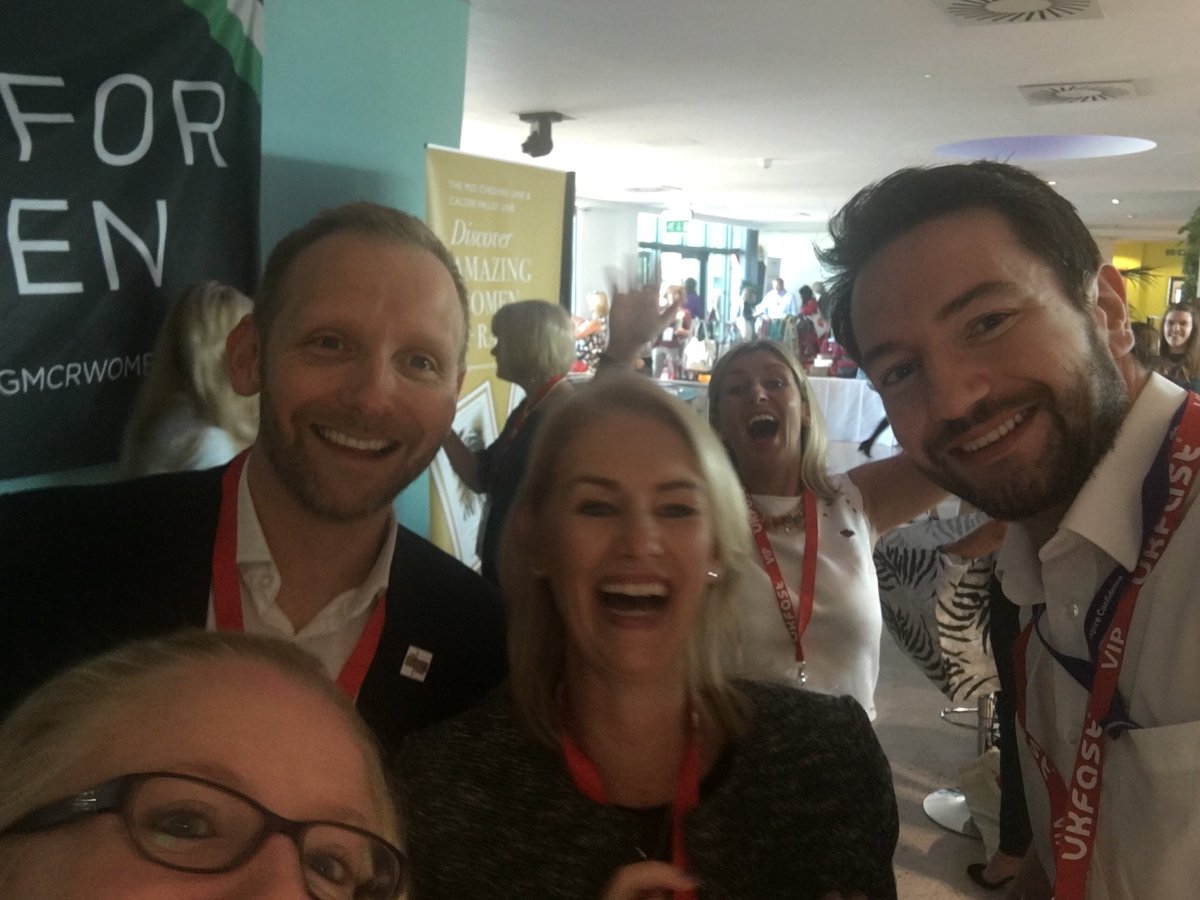 lauraSmart14's tweet photo. #WINManchester being photobombed by the lovely  @SimoneRoche !!! @c_ruther17 @charlottenbrown @JMSPensions https://t.co/JYDFKOJGF4