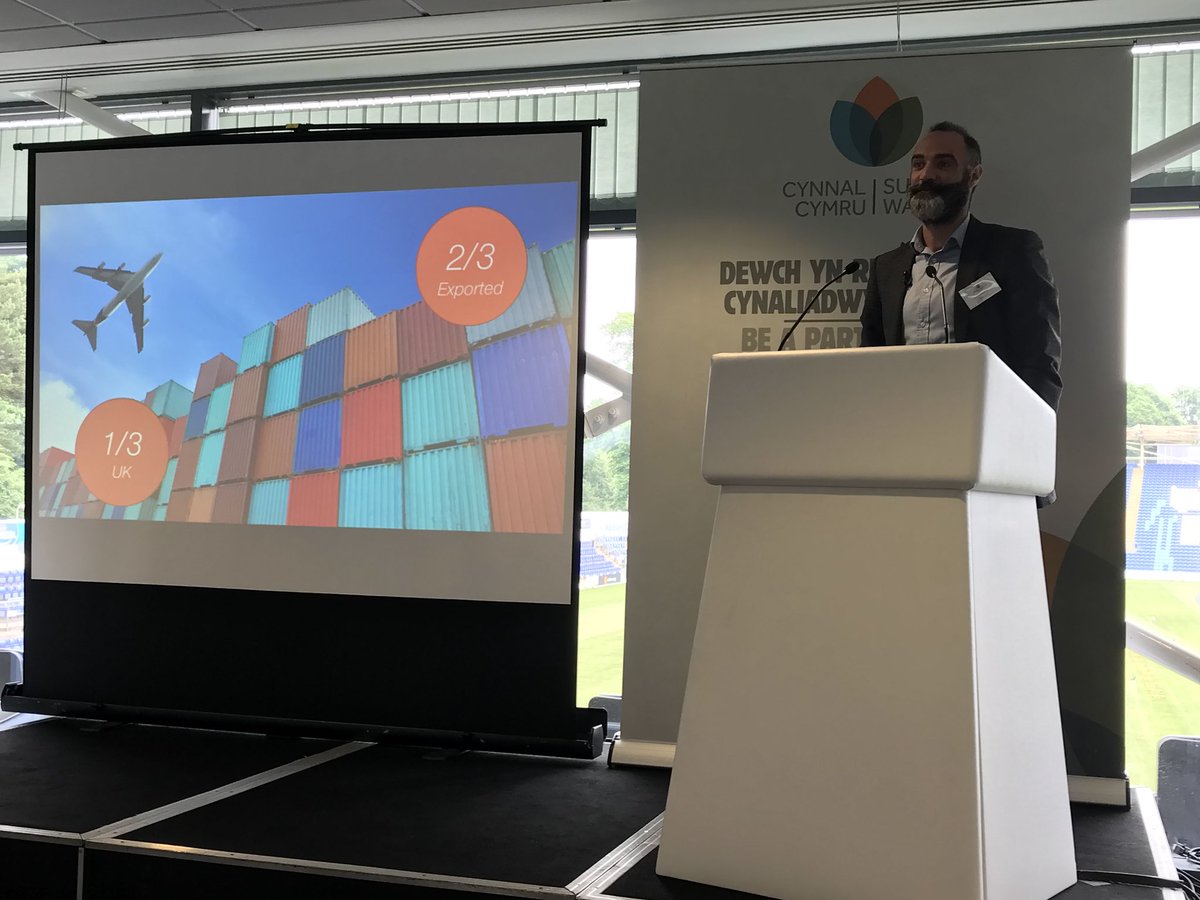 garybrace's tweet photo. How can we get more recycling done in Wales rather than exported? asks Robert Staniforth of @ecosurety https://t.co/GbgQ7si5Qf